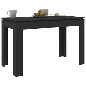 Aatos Dining Table Black / Black / 76cm H x 120cm W x 60cm D