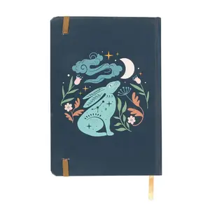 Something Different Midnight Hare A5 Notebook Blue/White (One Size)