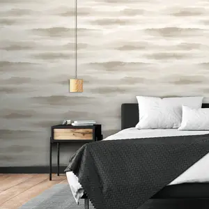 Horizon Wallpaper Cream Muriva 195301