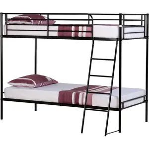 Dore Single (3') Futon Bunk Bunk Bed Black