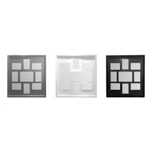 Maison by Premier Black 9 Photo Multi Photo Frame