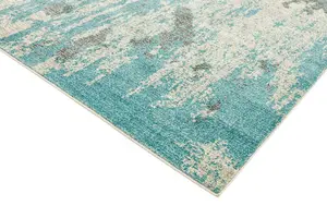 Duckegg Funky Modern Abstract Easy To Clean Dining Room Rug-160cm X 230cm