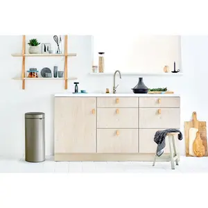 Brabantia 30 Litre Touch Bin Platinum