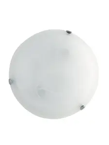 Luminosa LUNA LED Flush Ceiling Light White 2200lm 4000K 40cm