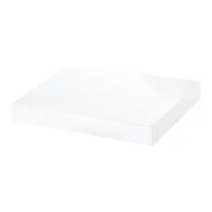 GoodHome Cusko Rectangular Floating shelf (L)30cm x (D)23.5cm