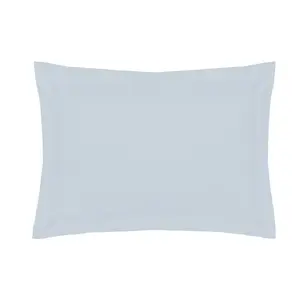 Plain Dye 200 TC Egyptian-Quality Cotton Oxford Pillowcase Ocean