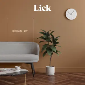 Lick Brown 02 Matt Emulsion paint, 2.5L