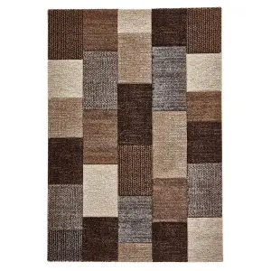 Beige/Grey Modern Geometric Handmade Easy to Clean Rug for Living Room Bedroom and Dining Room-200cm X 290cm