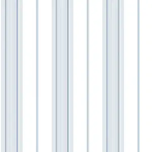 Galerie Smart Stripes 3 Blue Slim Stripe Smooth Wallpaper