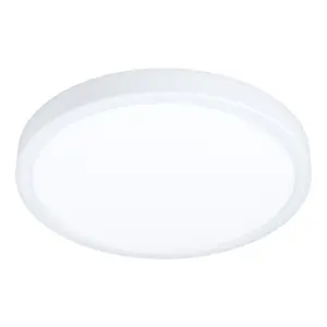 Wall Flush Ceiling Light Colour White Shade White Plastic Bulb LED 20W Included