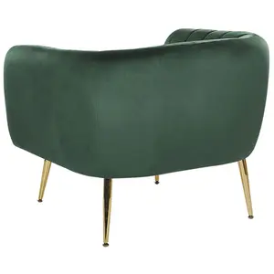 Armchair LACONIA Velvet Dark Green