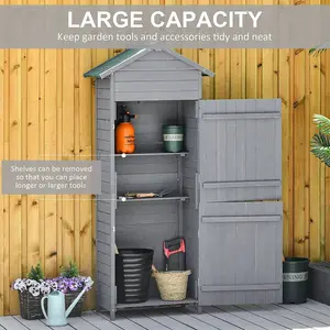 189 x 82 x49 cm Manufactured Wood Tool Shed