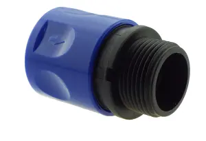 Garden watering universal x hose fitting/connector,female-female click-lock  (