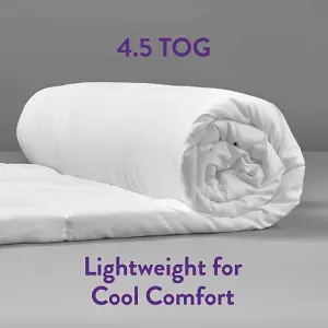 Slumberdown Cool Summer Nights Duvet, 2 Firm Pillows, 4.5 Tog, Double