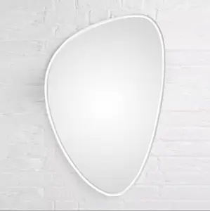 Asymmetric Irregular Shape Beveled Tear Drop Wall Mirror Bathroom Mirror MDF 841