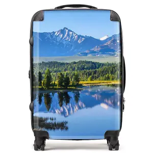 Summer Mountain Lake Suitcase - Medium