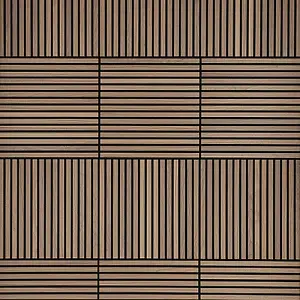 Naturewall SlatWall Mini Walnut - 60cm x 60cm - Pack of 4