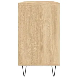 Berkfield Bathroom Cabinet Sonoma Oak 80x33x60 cm Engineered Wood