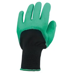 Garden Digging Gloves with 4 Durable ABS Claws Waterproof, Cut-Resistant, Breathable All-Around Hand Protection