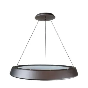 Luminosa Lizer LED Pendant Light 36W 2192Lm 3000K Coffee