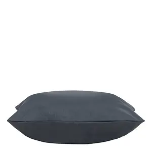 Veeva Indoor Outdoor Cushion Set of 2 Slate Grey Water Resistant Cushions