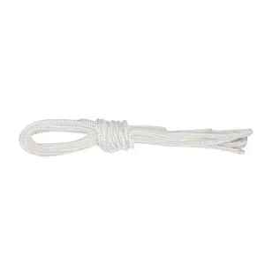 Kookaburra 1m Length 6mm Diameter White Polyester Rope Shade Sail Fitting Garden Patio Fixing Accessory