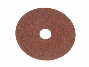 Faithfull Fibre Backed Sanding Disc 178 x 22mm 120G Pack 25 FAIAD178120