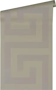 Versace Greek Key Wallpaper 10m x 70cm Champagne 38609-2