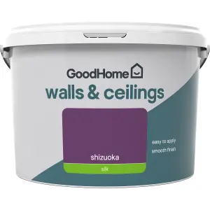 GoodHome Walls & ceilings Shizuoka Silk Emulsion paint, 2.5L