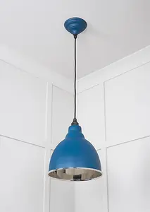 Smooth Nickel Brindley Pendant in Upstream