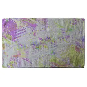 Cotton Tea Towel Kitchen Towel (Set of 3) Purple