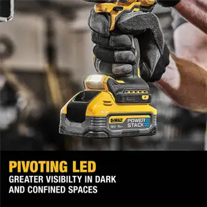 Dewalt DCD805H2T 18v XR Brushless Powerstack Combi Hammer Drill 2 x5AH Batteries