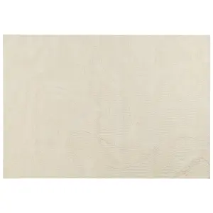 Wool Area Rug 160 x 230 cm Beige SASNAK