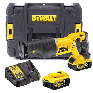 Dewalt DCS380M2 18v XR Reciprocating Sabre Saw + 2 x 4.0ah Battery + Tstak Case