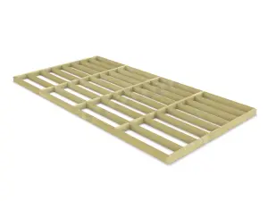 Wooden shed bases 20x10 (W-442cm x D-300cm), made of 38mm x 140mm