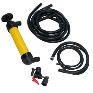 Syphon Pump T Handle Transfer Pump Fluid Extractor Fuel Oil Water Liquid