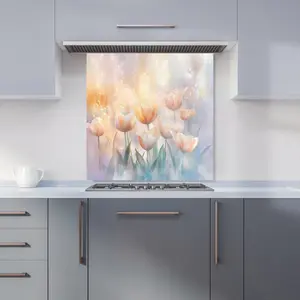 Ava Sterling: 00028 Premium Glass Kitchen Splashback W600mm x H600mm