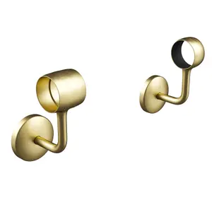 Rothley Satin Brass Stair Hand Rail Kit 2.4M