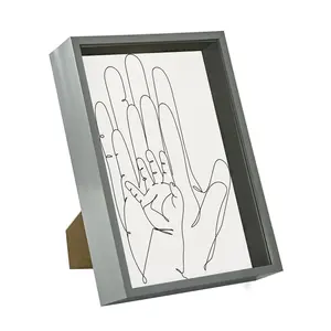 Nicola Spring - Deep Box Photo Frame - A4 (8 x 12")