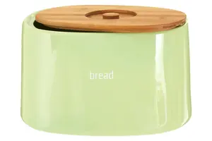 Maison by Premier Fletcher Green Ceramic Bread Crock