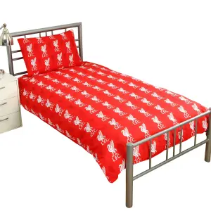 Liverpool FC Duvet And Pillow Case Set Red (One Size)