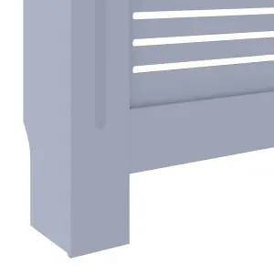 Berkfield MDF Radiator Cover Grey 205 cm