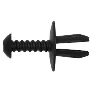 Sealey Screw Rivet Diameter 17mm x 12mm Universal Black - Pack of 20 Pieces TCSR1712U