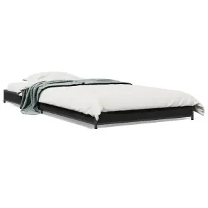 Berkfield Bed Frame without Mattress Black 100x200 cm