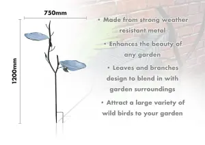 Ornamental Free Standing, Weather Resistant, Easy Assemble Bird Bath and Feeder