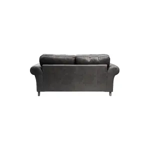 Cedar Lounge Black Sofa 2 Seater