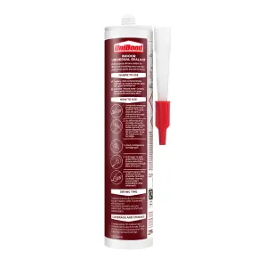 UniBond Silicone-based Grey Sealant, 280ml