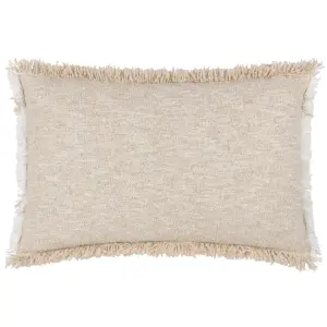 Yard Doze Reversible Fringed Feather Rich Cushion