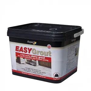 EASYGrout Graphite Grey Porcelain Paving Slurry Grout Grafito  15kg Tub