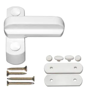 Schlosser Technik Sash Jammer Window Lock (6 Pack) - White